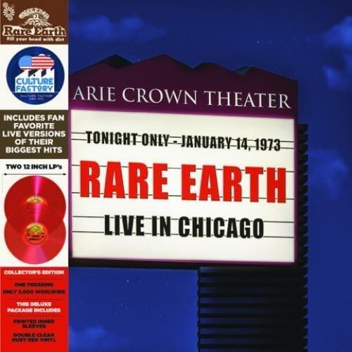 Rare Earth - Live in Chicago (Red Translucent Vinyl) (Indie Exclusive, Red Vinyl) (2 LP) - Joco Records