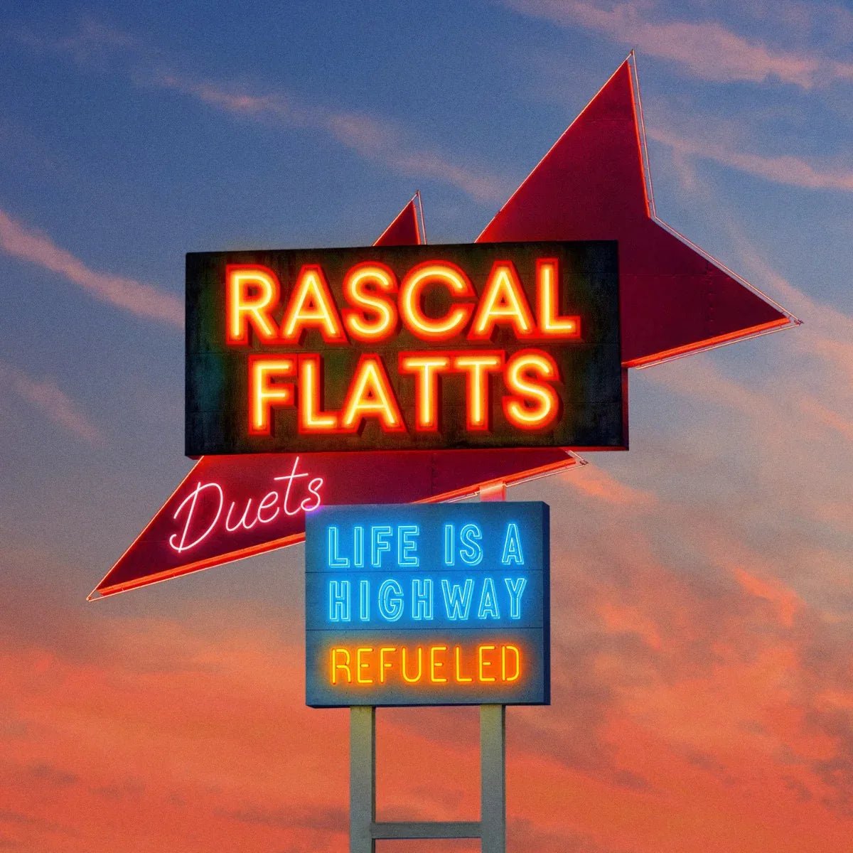 Rascal Flatts - Life Is A Highway: Refueled Duets (Limited Edition, Blue Vinyl) (LP) - Joco Records