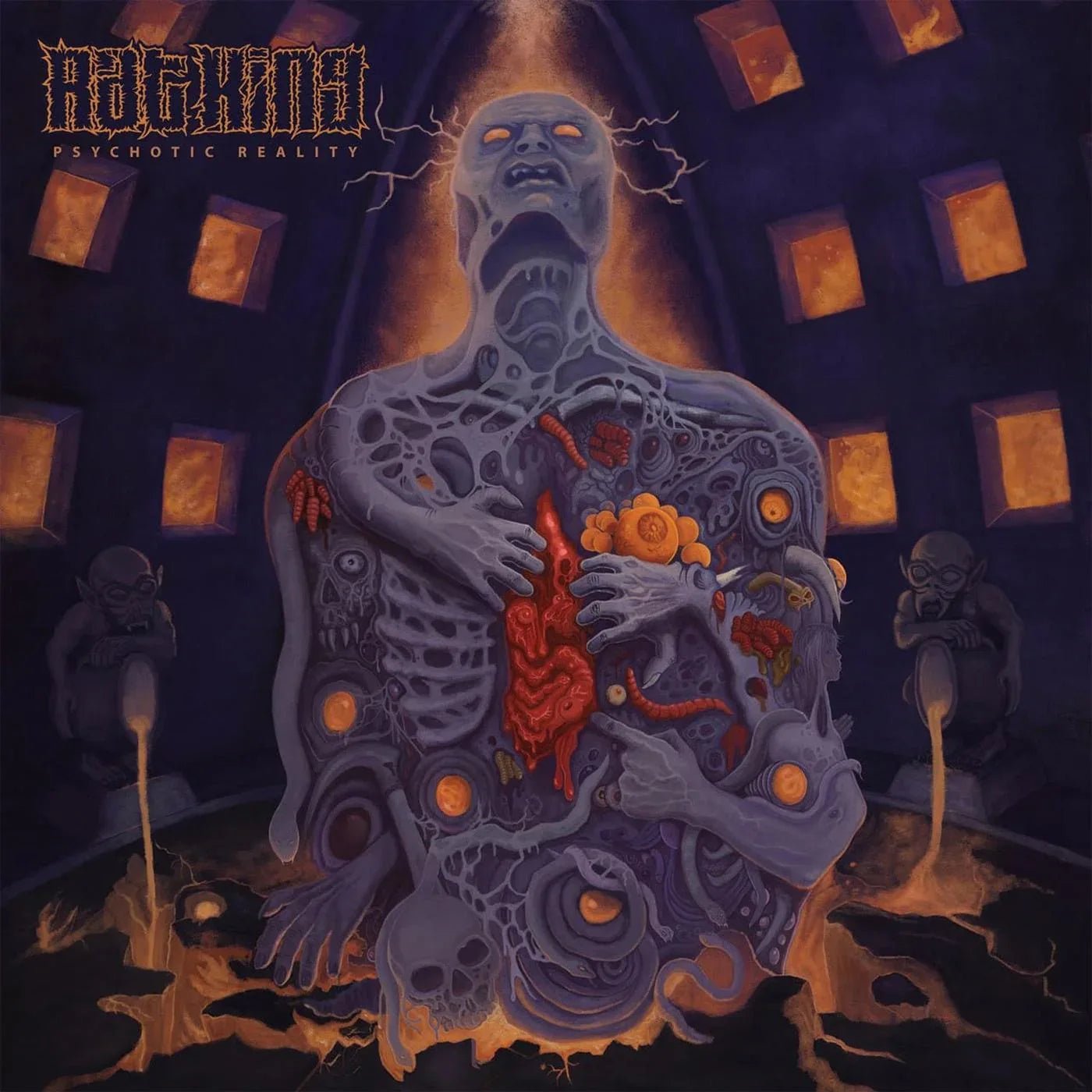 Rat King - Psychotic Reality (Clear Deep Purple & Orange Splatter Vinyl) (LP) - Joco Records