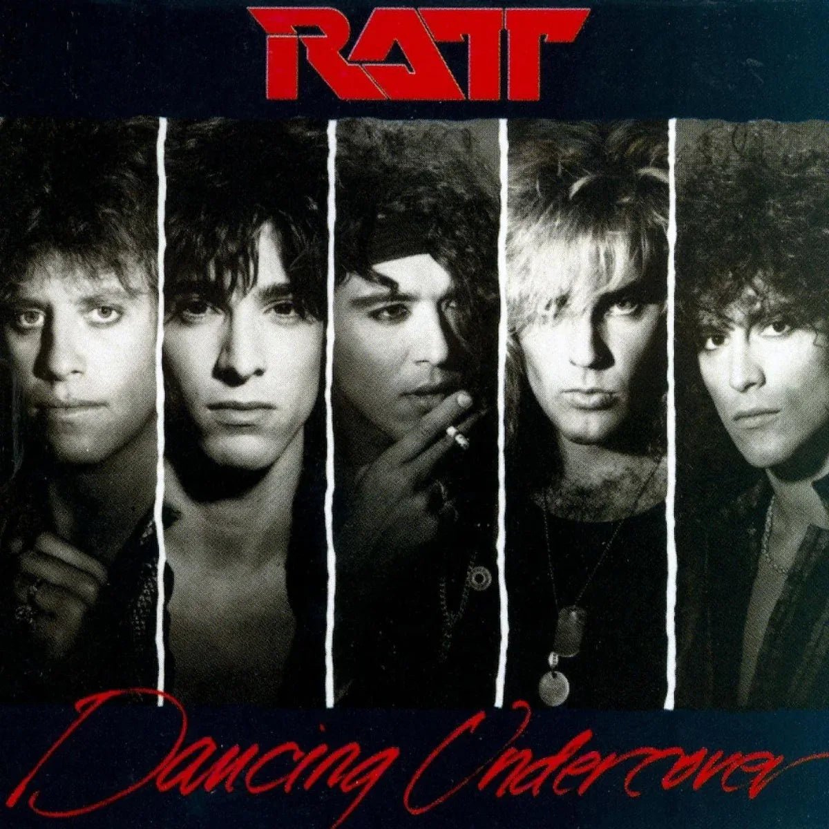 Ratt - Dancing Undercover (Limited Edition, Red/Black/White Stripe Vinyl) (LP) - Joco Records