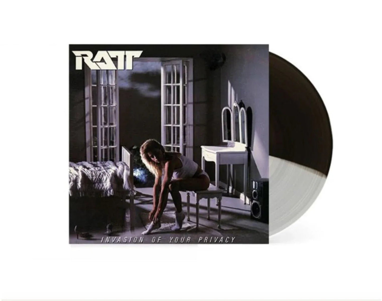 Ratt - Invasion Of Your Privacy (Limited Edition, Black & Grey &, White Vinyl) (LP) - Joco Records