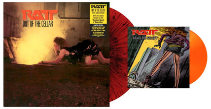 Ratt - Out Of The Cellar: 40th Anniversary Edition (Limited Edition, Red & Black Splatter & Neon Vinyl, Orange Vinyl) (Bonus 7" Vinyl Single) (2 LP) - Joco Records