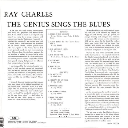 Ray Charles - The Genius Sings The Blues (Limited Edition Import, Green Vinyl) (LP) - Joco Records