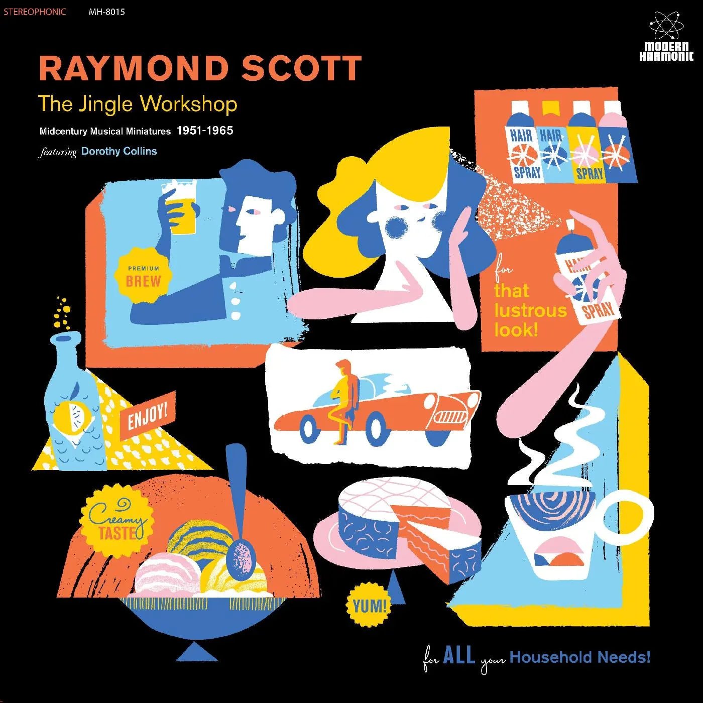 Raymond Scott - The Jingle Workshop: Midcentury Musical Miniatures 1951-1965 (Clear Vinyl) (2 LP) - Joco Records