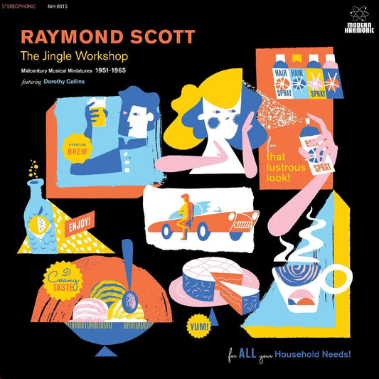 Raymond Scott - The Jingle Workshop: Midcentury Musical Miniatures 1951-1965 (Clear Vinyl) (2 LP) - Joco Records