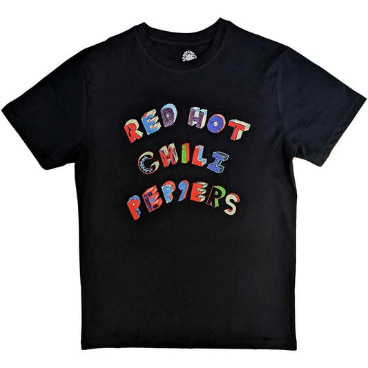 Red Hot Chili Peppers - Colourful Letters Tee (T-Shirt) - Joco Records