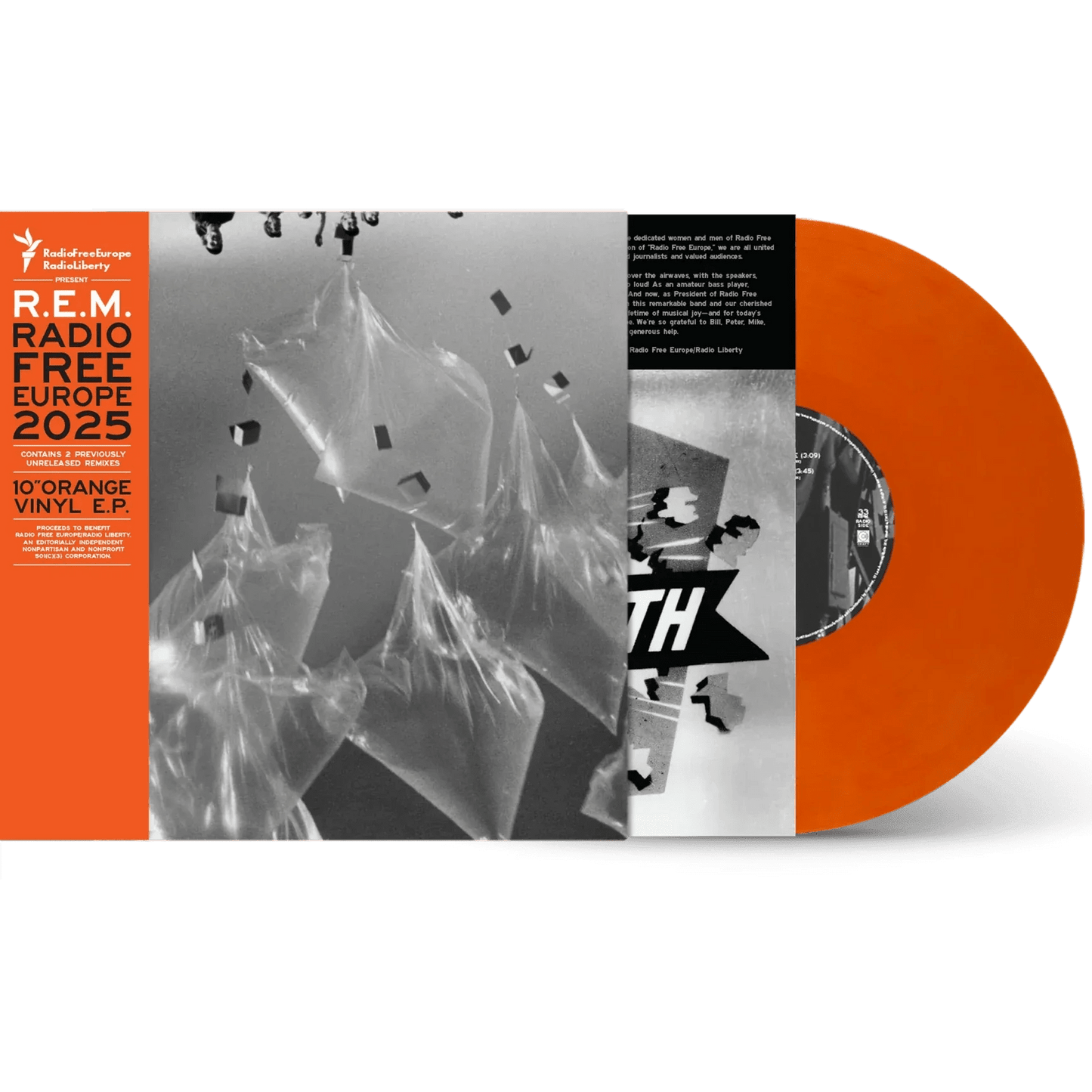 R.E.M. - Radio Free Europe 2025 (Limited Edition, Orange Vinyl) (10-Inch EP) - Joco Records