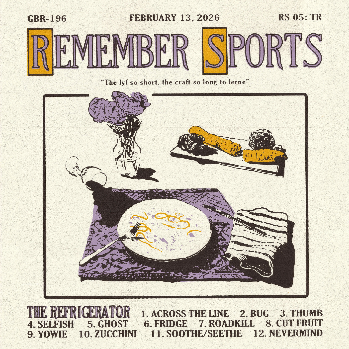 Remember Sports - The Refrigerator (Indie Exclusive Bone Opaque Vinyl)