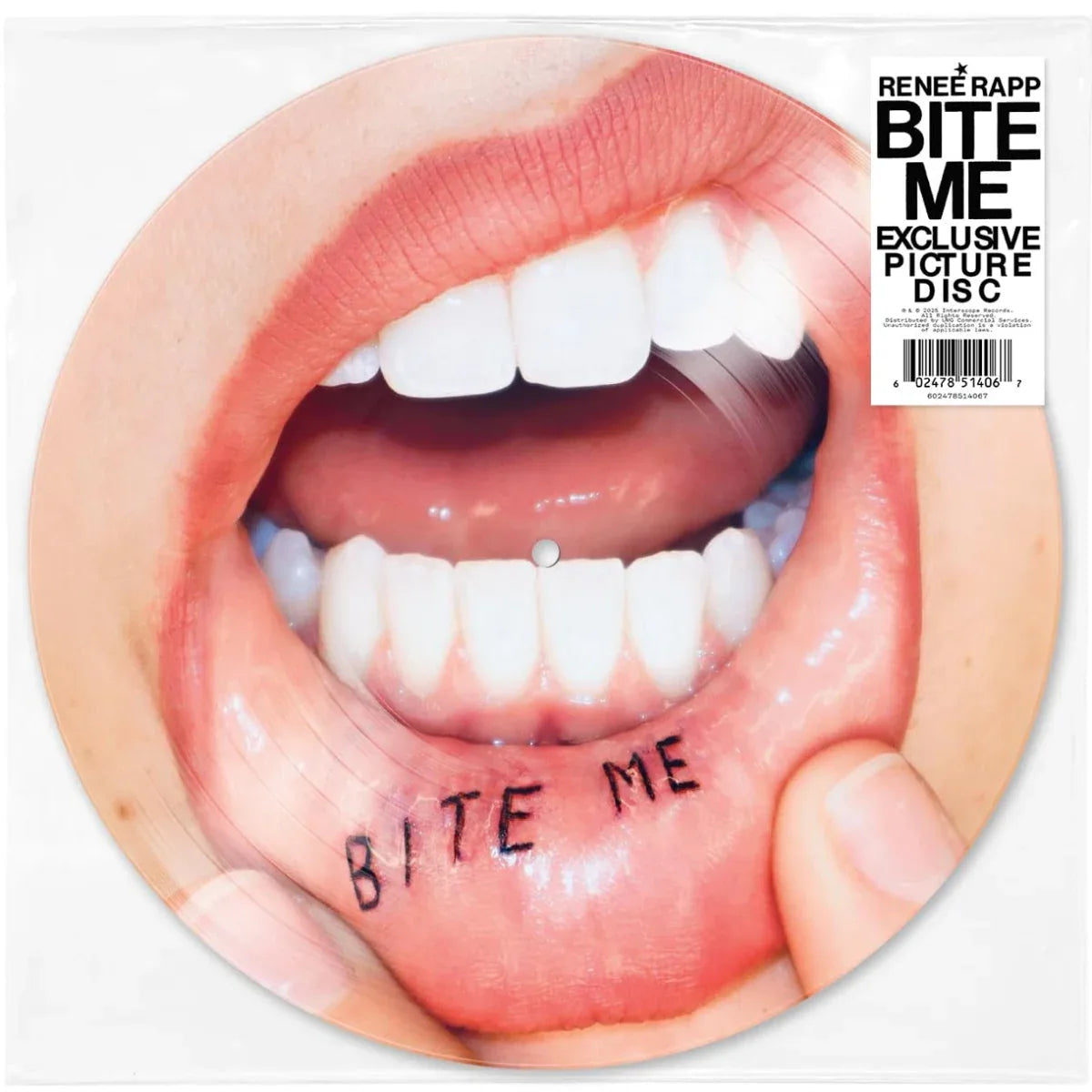 Reneé Rapp - Bite Me (Limited Edition, Picture Disc Vinyl) (LP) - Joco Records