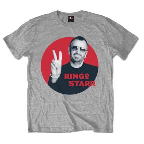 Ringo Starr - Peace Red Circle (T-Shirt) - Joco Records