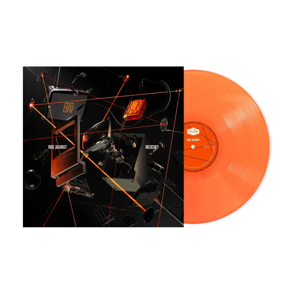 Rise Against - Ricochet (Indie Exclusive, Neon Orange Vinyl) (LP) - Joco Records