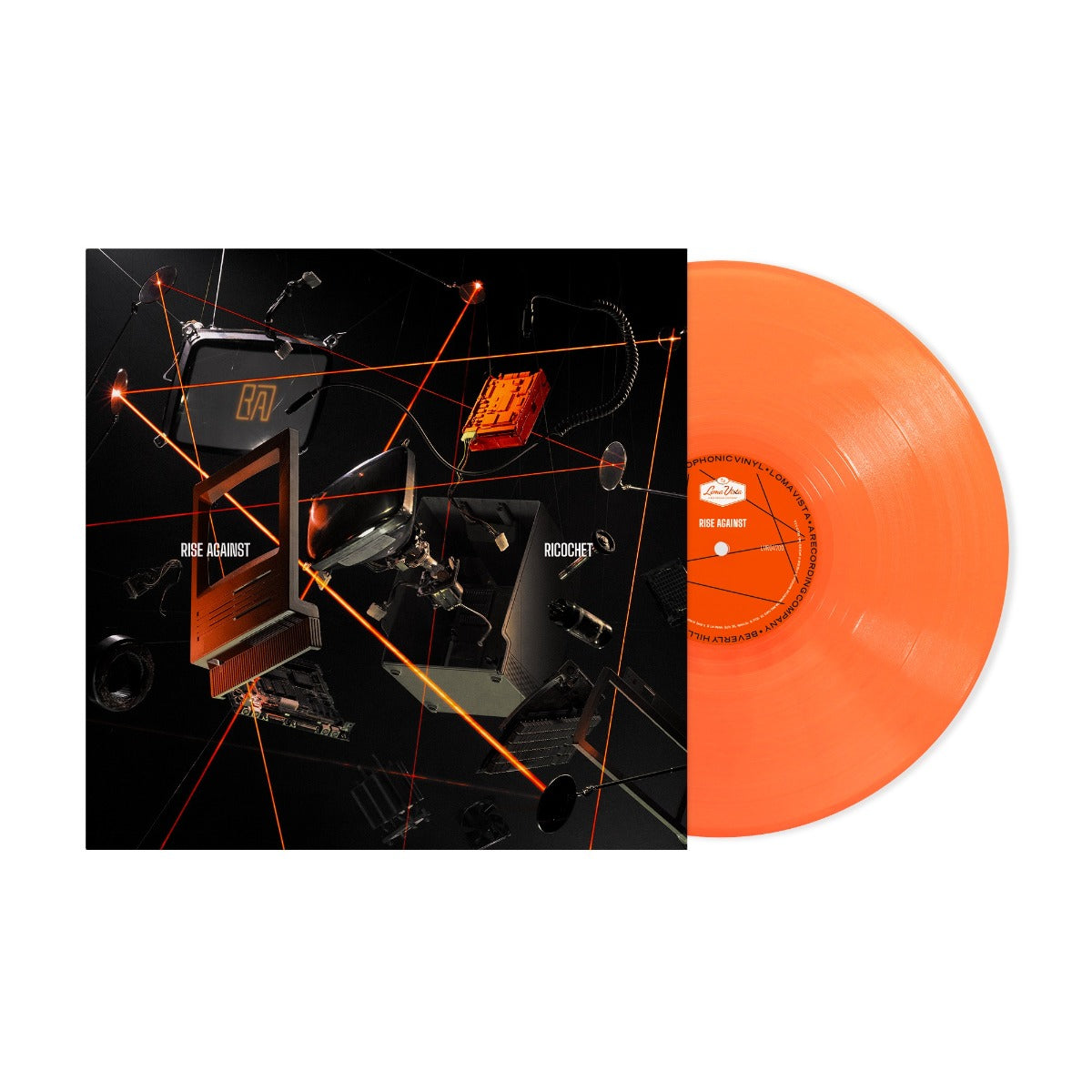 Rise Against - Ricochet (Indie Exclusive, Neon Orange Vinyl) (LP)