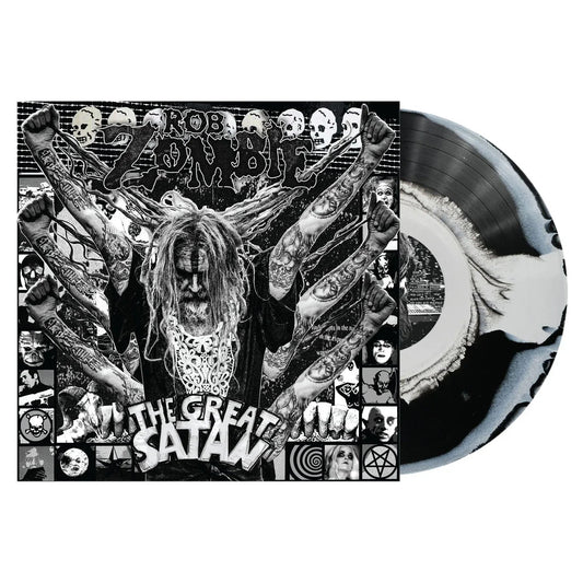 Rob Zombie - The Great Satan (Indie Exclusive, Black White Swirl Vinyl) - Joco Records