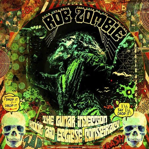 Rob Zombie - The Lunar Injection Kool Aid Eclipse Conspiracy (Blue in Bottle Green, Black & Bone Splatter Vinyl) (LP) - Joco Records