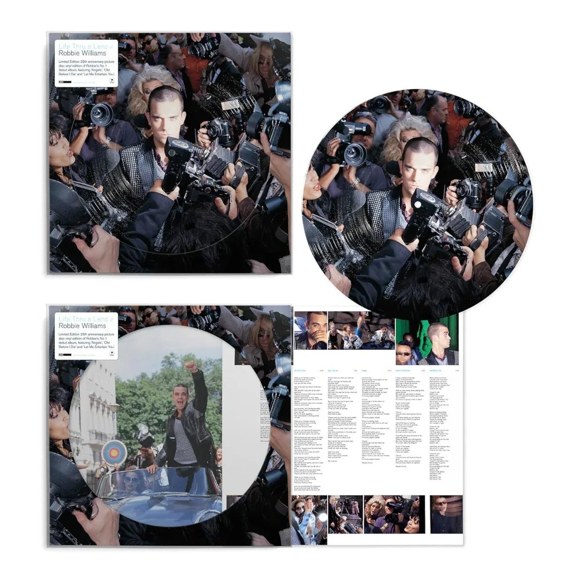 Robbie Williams - Life Thru A Lens: 25th Anniversary Edition (Picture Disc Vinyl) (LP) - Joco Records