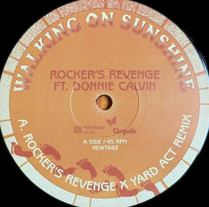Rocker's Revenge Feat. Donnie Calvin - Walking On Sunshine (Remixes) (12-Inch Vinyl) - Joco Records
