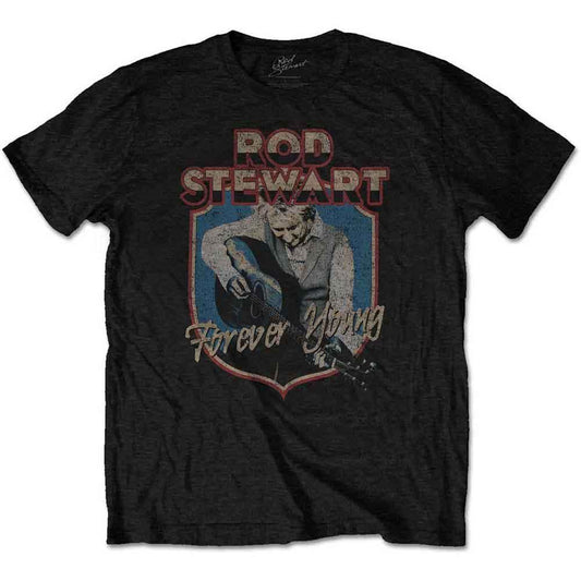 Rod Stewart - Forever Crest (T-Shirt) - Joco Records