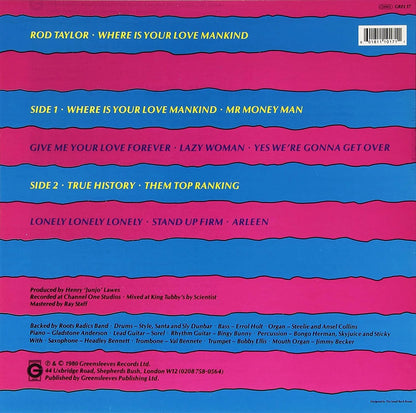 Rod Taylor - Where Is Your Love Mankind (LP) - Joco Records