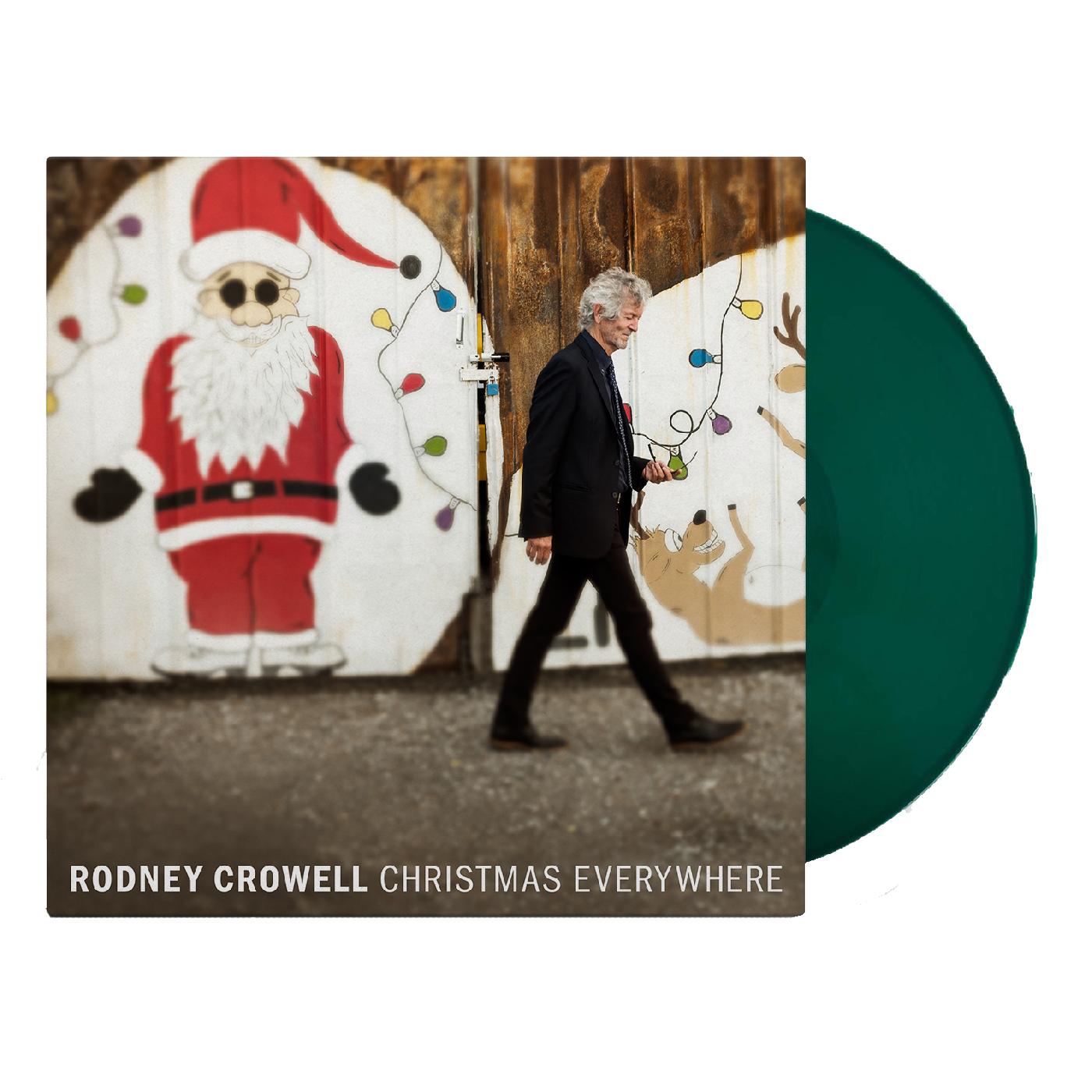 Rodney Crowell - Christmas Everywhere (Christmas Tree Green Vinyl) - Joco Records