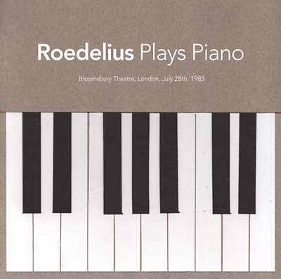 Roedelius - Plays Piano (Live In London 1985) (LP) - Joco Records