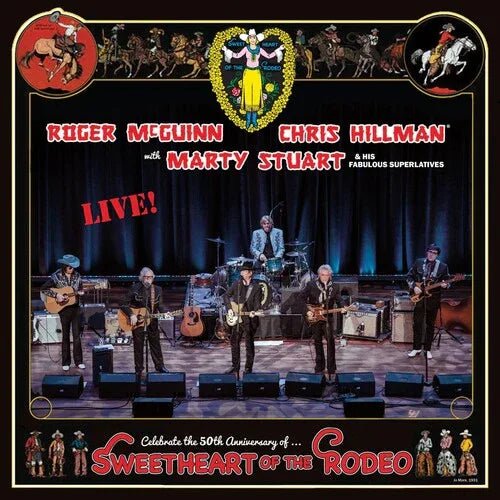 Roger McGuinn, Chris Hillman With Marty Stuart & H - Sweetheart Of The Rodeo (RSD Exclusive, Anniversary Edition, Limited Edition, Gold Vinyl) (2 LP) - Joco Records