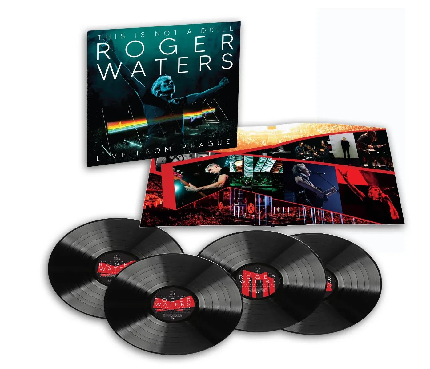 Roger Waters - This Is Not A Drill - Live From Prague May 25, 2023 (Deluxe Gatefold, 4 LP) - Joco Records