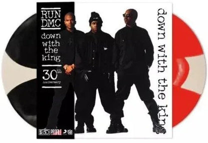 RUN-DMC - Down With The King: 30th Anniversary Edition (Red Vinyl, White Vinyl, Limited Edition) (2 LP) - Joco Records