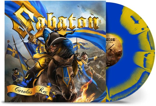 Sabaton - Carolus Rex (Blue/ Yellow Sunburst Color Vinyl, Gatefold LP Jacket) - Joco Records