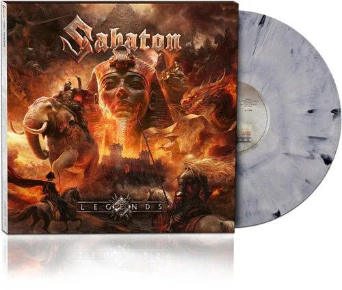 Sabaton - Legends (Templars Edition) (Indie Exclusive, 180 Gram White Marble Vinyl, Poster) (LP) - Joco Records