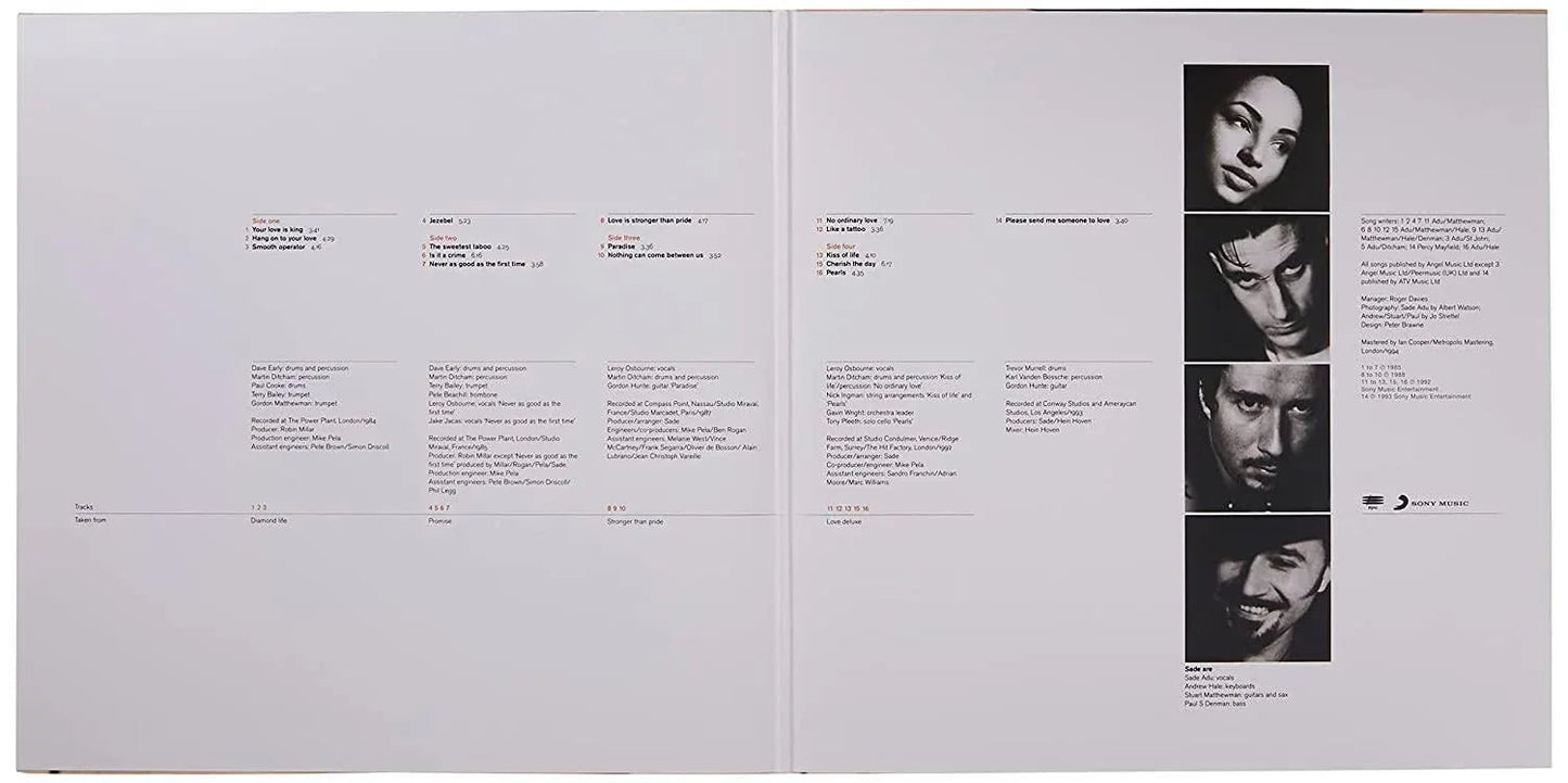 Sade - The Best Of Sade (Limited Import, 180 Gram) (2 LP) - Joco Records