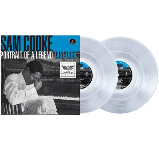 Sam Cooke - Portrait Of A Legend 1951-1964 (Indie Exclusive, Limited Edition, 180 Gram, Clear Vinyl) (2 LP) - Joco Records