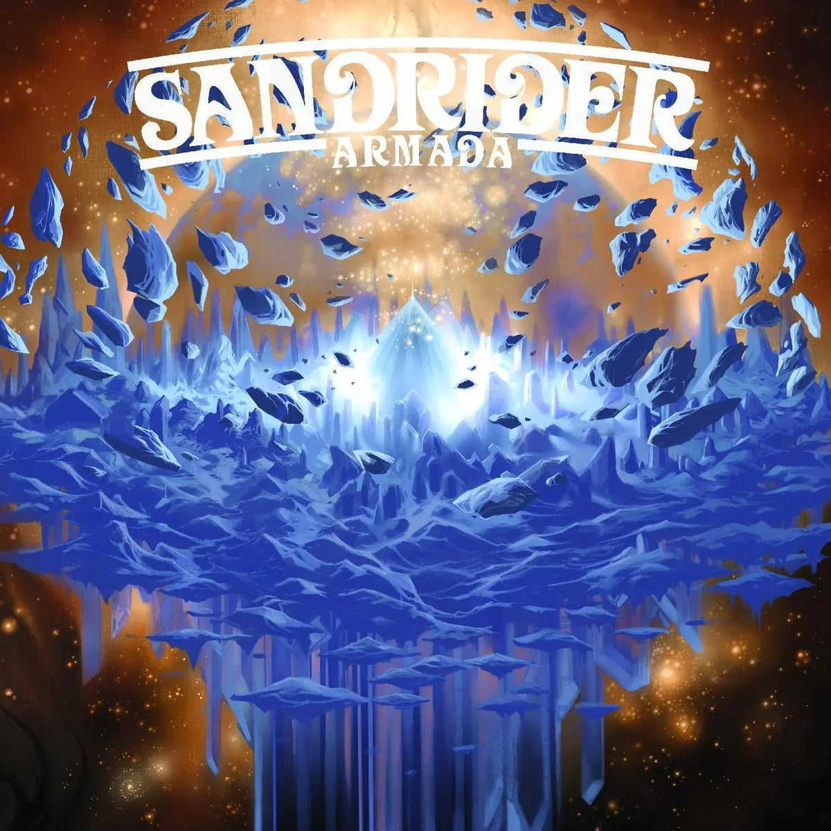 Sandrider - Armada (Blue With Red & Purple Splatter Vinyl) (LP) - Joco Records