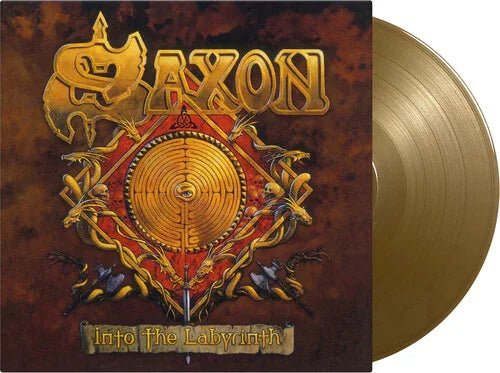 Saxon - Into The Labyrinth (Limited Edition Import, 180 Gram Gold Vinyl) (LP) - Joco Records