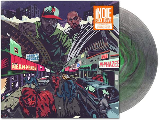 Sean Price & M-Phazes - Land Of The Crooks (Indie Exclusive, Green Smoke Vinyl) (LP) - Joco Records