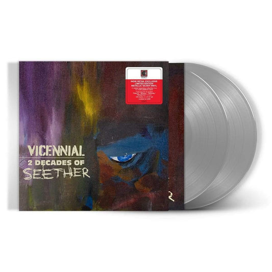 Seether - Vicennial - 2 Decades Of Seether (Metallic Silver Vinyl) (2 LP) - Joco Records