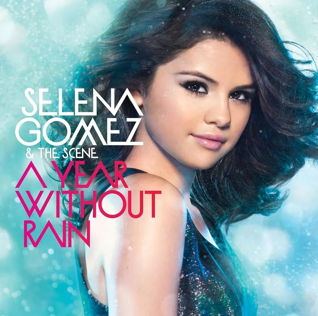 Selena Gomez & the Scene - A Year Without Rain (Limited Edition, Transparent Ice, Blue & Black Splatter Color Vinyl) (LP) - Joco Records