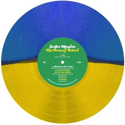 Sergio Mendes - The Beat Of Brazil (Limited Edition, Blue & Yellow Vinyl) (LP) - Joco Records