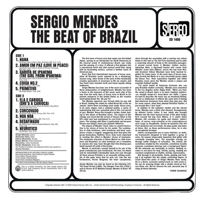 Sergio Mendes - The Beat Of Brazil (Limited Edition, Blue & Yellow Vinyl) (LP) - Joco Records