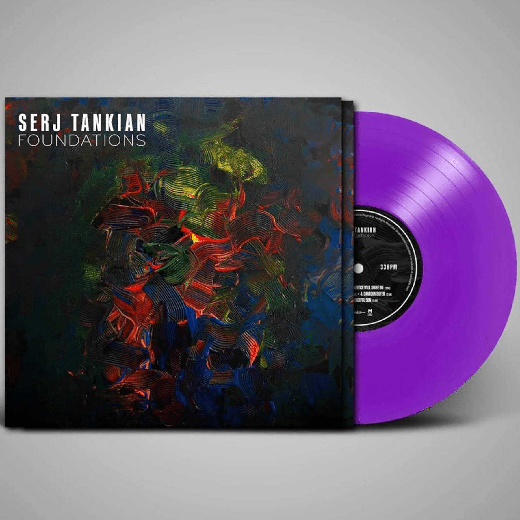 Serj Tankian - Foundations (Limited Edition, Etched, Purple) (Vinyl EP) (LP) - Joco Records