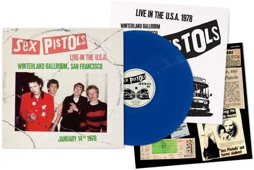 Sex Pistols - Live In The U.S.A. 1978: Winterland Ballroom, San Francisco (Limited Edition, Blue Vinyl) (LP) - Joco Records