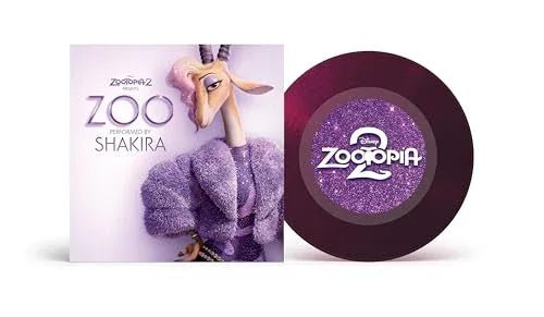 Shakira - Zoo (From Zootopia 2) (Purple Translucent Glitter 7" Single) - Joco Records