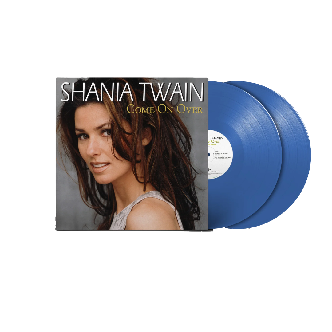 Shania Twain - Come on Over: 25th Anniversary Diamond Edition (Limited Edition, Blue Vinyl) (Import) (2 LP) - Joco Records