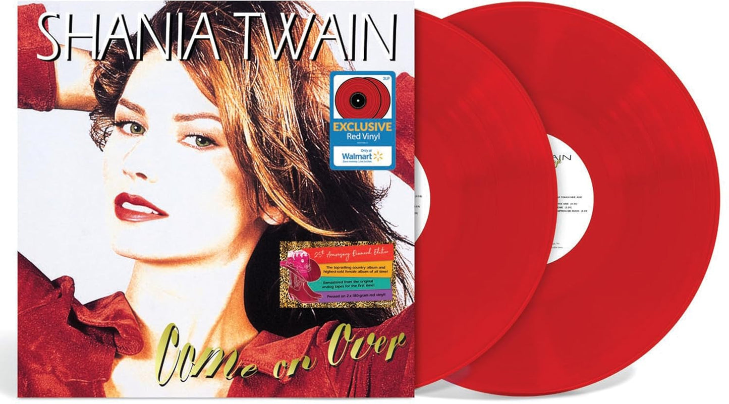 Shania Twain - Come On Over (Diamond Edition, 180 Gram, Red Apple Vinyl) (2 LP) - Joco Records