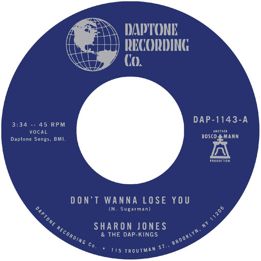 Sharon & The Dap-Kings Jones - Don't Want To Lose You b/w Don't Give a Friend a Number (7-inch Single)