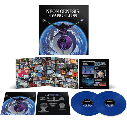 Shiro Sagisu - Neon Genesis Evangelion (Soundtrack) (Limited Edition, Blue Vinyl) (2 LP) - Joco Records