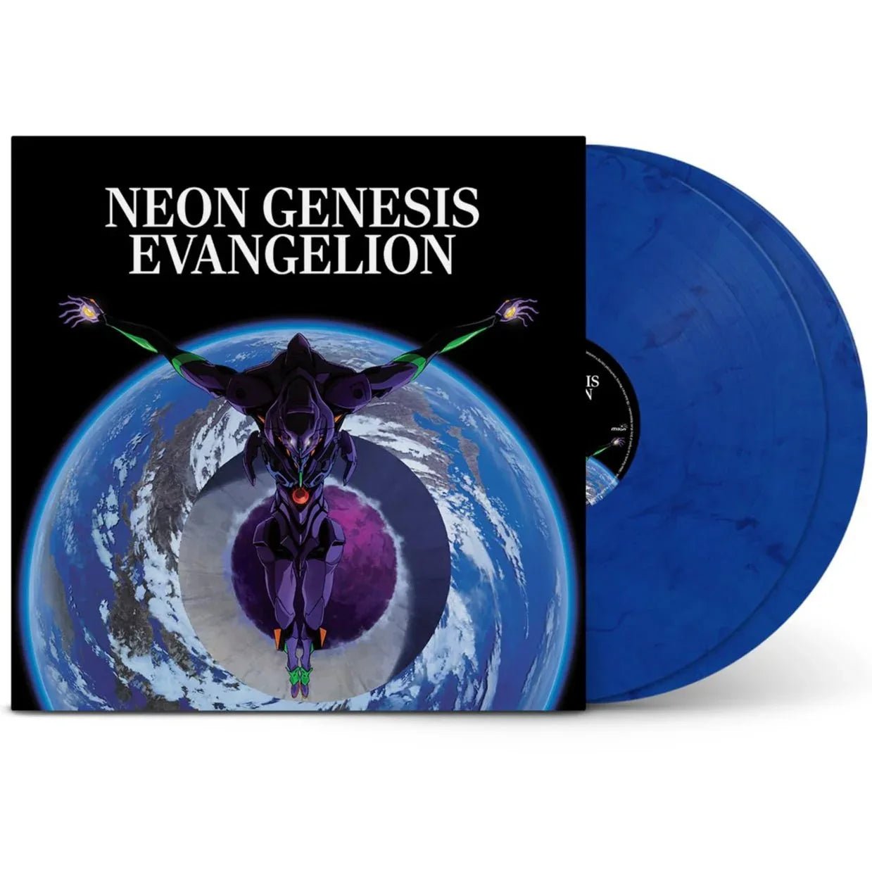 Shiro Sagisu - Neon Genesis Evangelion (Soundtrack) (Limited Edition, Blue Vinyl) (2 LP) - Joco Records