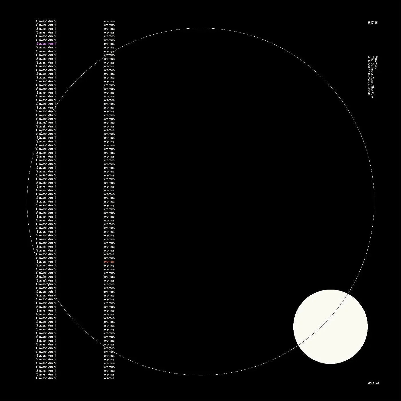 Siavash Amini - Eremos (LP) - Joco Records