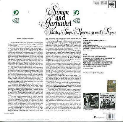 Simon & Garfunkel - Parsley, Sage, Rosemary and Thyme (Remastered, 180 Gram) (LP) - Joco Records