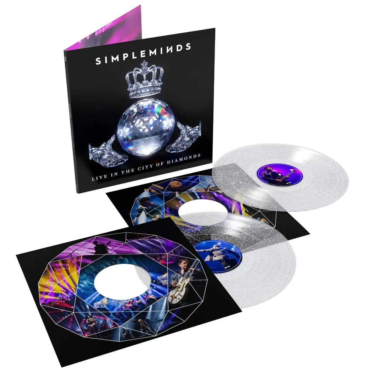 Simple Minds - Live In The City Of Diamonds (Indie Exclusive, Diamond Luxe Packaging) (2 LP) - Joco Records