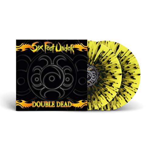 Six Feet Under - Double Dead Redux (Yellow & Black Splatter Vinyl) (2 LP) - Joco Records